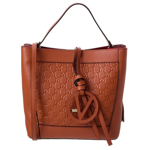 Handbags - Valentino Callie Medallion Leather Shoulder Bag